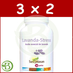 Pack 3x2 Lavanda Stress 30 Perlas Sura Vitasan