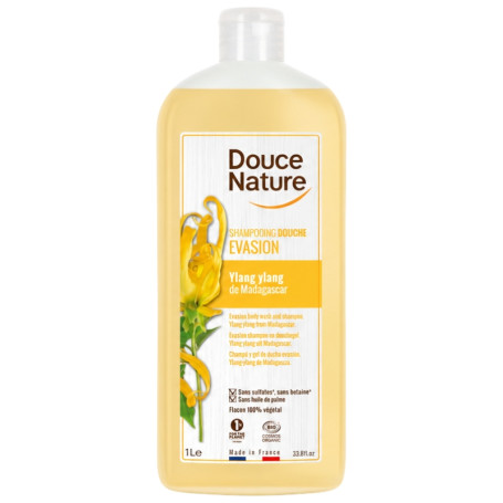 Champú y Gel De Ducha Ylang Ylang 1L Douce Nature