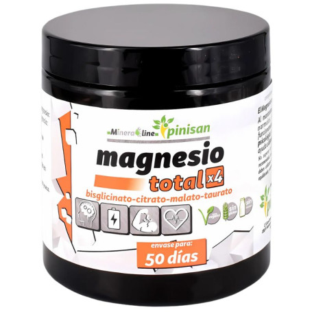 Magnesio Total X4 en Polvo 150G Pinisan