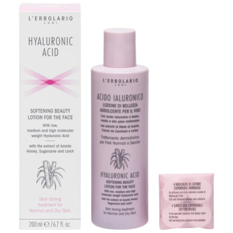 Ácido Hialurónico Loción Facial Calmante 200Ml L´Erbolario
