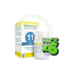 Pack 6x Sales de Schussler 11 (Si) Tegor