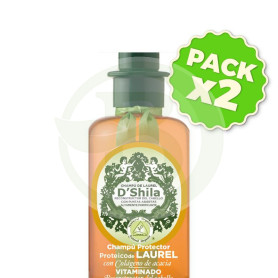 Pack 2x Champú Proteico De Laurel 300Ml. Shila
