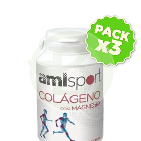 Pack 3x Colágeno Con Magnesio 270 Comprimidos AML Sport Ana Mª Lajusticia
