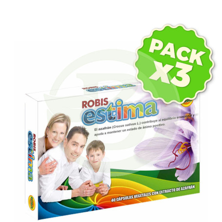 Pack 3x Robis Estima 40 Cápsulas Robis