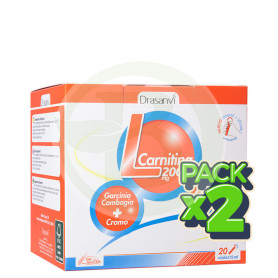Pack 2x L-Carnitina 2000Mg. 20 Viales Drasanvi