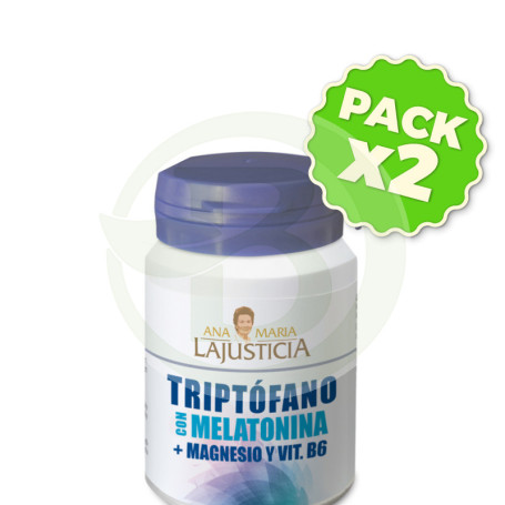 Pack 2x Triptófano con Melatonina 60 Comprimidos Ana Mª Lajusticia