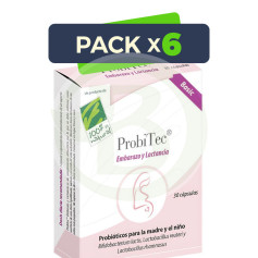 Pack 6x Probitec® Embarazo y Lactancia Basic 30 Cápsulas 100% Natural