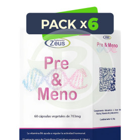 Pack 6x Pre&Meno 60 Cápsulas Vegetales Zeus