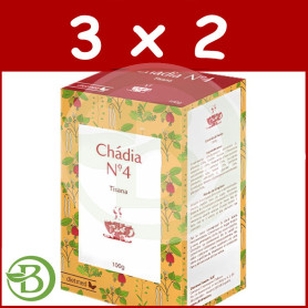 Pack 3x2 Té Nº4 Chádia 100G Dietmed