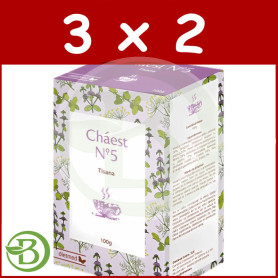 Pack 3x2 Té Nº5 Cháest 100G Dietmed