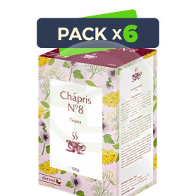 Pack 6x Té Nº8 Chápris 100G Dietmed