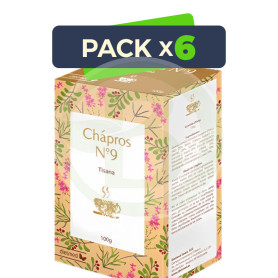Pack 6x Té Nº9 Chápros 100G Dietmed