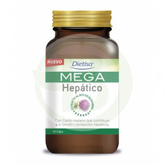 Mega Hepático 60 Cápsulas Dietisa