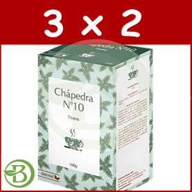 Pack 3x2 Té Nº10 Chápedra 100G Dietmed