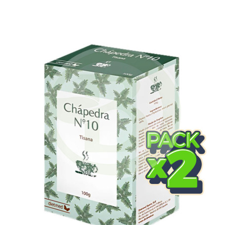 Pack 2x Té Nº10 Chápedra 100G Dietmed