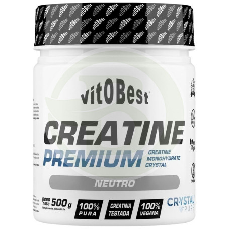 Creatine Premium Crystal Pure Sabor Neutro 500G Vit.o.best