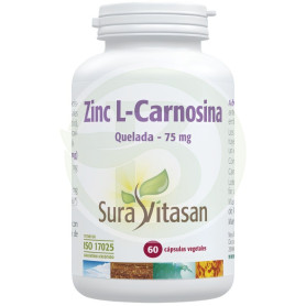 Zinc L-Carnosina 60 Cápsulas Sura Vitasan