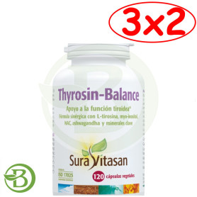 Pack 3x2 Thyrosin-Balance 120 Cápsulas Sura Vitasan