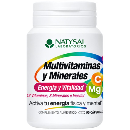 Multivitaminas y Minerales 30 Cápsulas Natysal