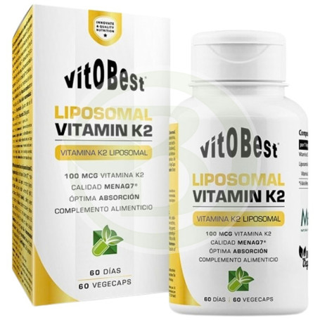Liposomal Vitamin K2 60 Cápsulas Vegetales Vit.o.best