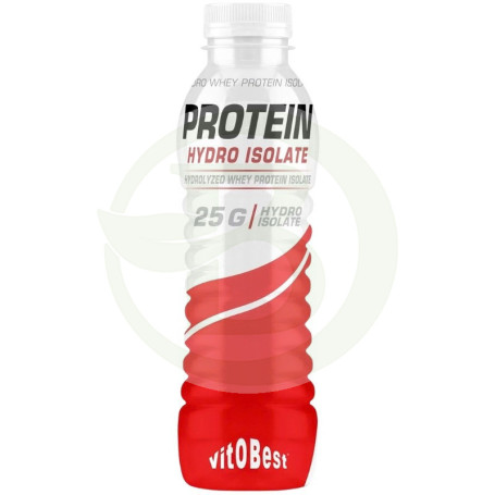 Protein Hydro Isolate Sabor Fresa Pack 12 Udsx500Ml Vit.o.best