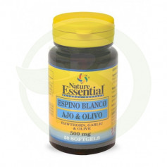 Espino Blanco, Ajo y Olivo 500Mg. 50 Perlas Nature Essential