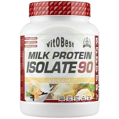 Milk Protein Isolate 90 Sabor Vainilla 1Kg Vit.o.best