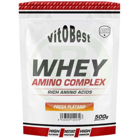Whey Amino Complex Sabor Fresa-Plátano 500G Vit.o.best
