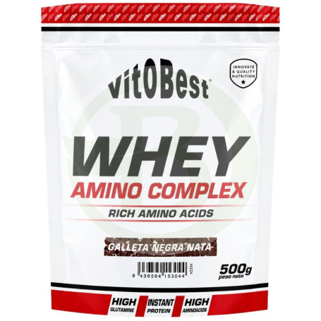 Whey Amino Complex Sabor Galleta Negra con Nata 500G Vit.o.best