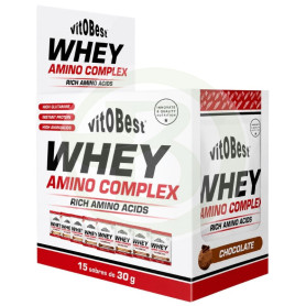 Whey Amino Complex Sabor Chocolate 15 Sobres Vit.o.best