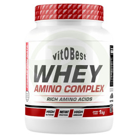 Whey Amino Complex Sabor Fresas con Nata 1Kg Vit.o.best