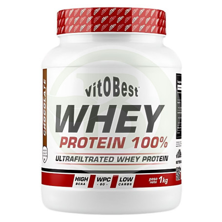 Whey Protein 100% Sabor Chocolate 1Kg Vit.o.best