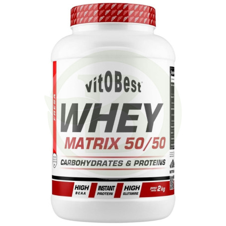 Whey Matrix 50/50 Sabor Fresa 2Kg Vit.o.best