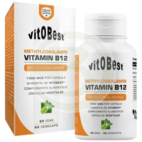 Methylcobalamin Vitamin B12 60 Cápsulas Vegetales Vti.o.best