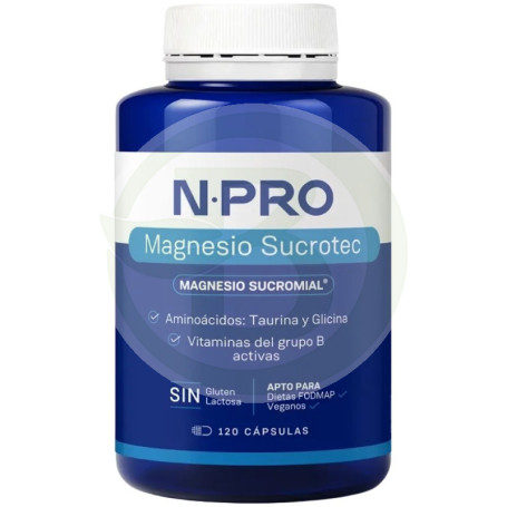 Magnesio Sucrotec 120 Cápsulas Npro
