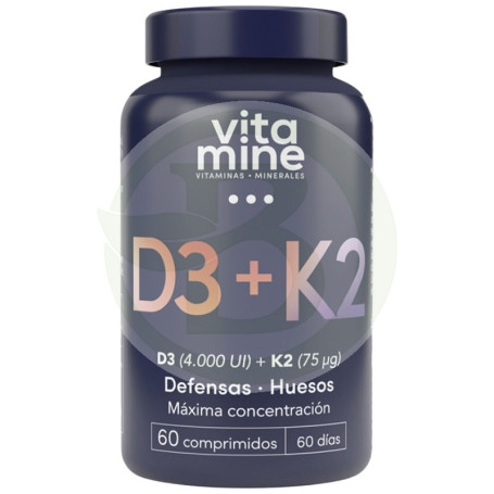 D3 + K2 60 Comprimidos Herbora