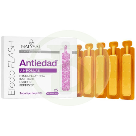 Ampollas Efecto Flash Antiedad 5 Monodosis Natysal