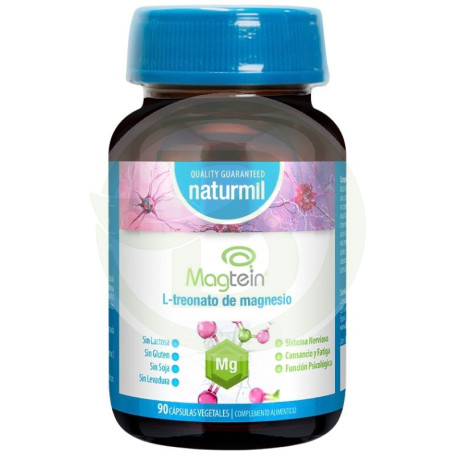 Magtein L-Treonato De Magnesio 90 Cápsulas Vegetales Naturmil