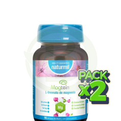 Pack 2x Magtein L-Treonato De Magnesio 90 Cápsulas Vegetales Naturmil