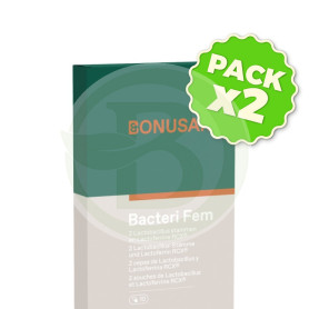 Pack 2x Bacteri Fem 10 Cápsulas Bonusan