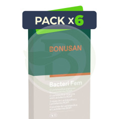 Pack 6x Bacteri Fem 10 Cápsulas Bonusan
