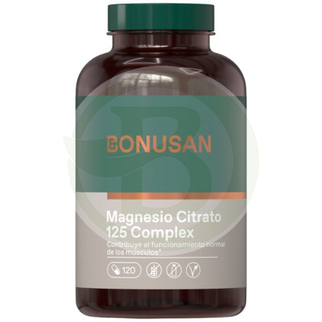 Magnesio Citrato 125 Complex 120 Comprimidos Bonusan