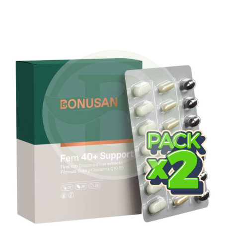 Pack 2x Fem 40+ Support 3-In-1 84 Comprimidos Bonusan