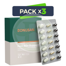 Pack 3x Fem 40+ Support 3-In-1 84 Comprimidos Bonusan