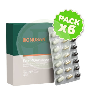 Pack 6x Fem 40+ Support 3-In-1 84 Comprimidos Bonusan