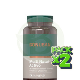 Pack 2x Multi Natal Activo 120 Comprimidos Bonusan