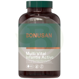 Multi Vital Infantis Activo 90 Comprimidos Masticables Bonusan