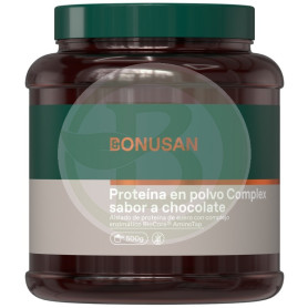 Proteína en Polvo Complex Sabor Chocolate 500G Bonusan