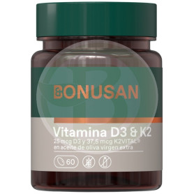 Vitamina D3 & K2 60 Perlas Bonusan