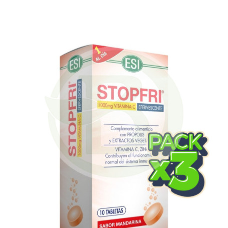 Pack 3x Stopfri Efervescente 10 Tabletas Esi